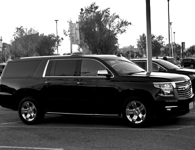 Luxury Executive Black SUV Transportation in Orange County CA